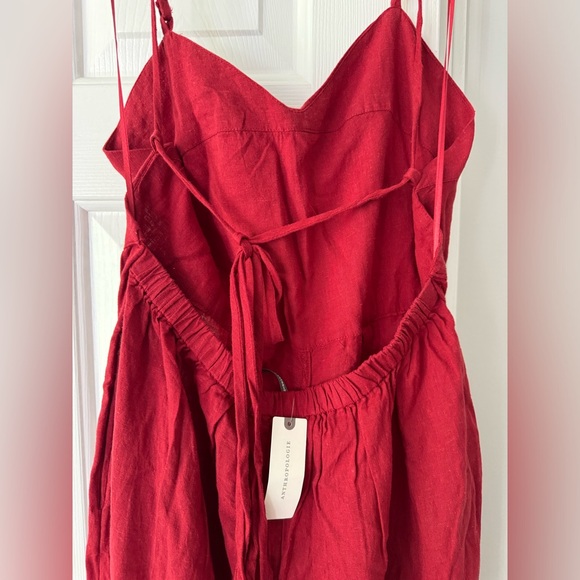 Anthropologie The Carrie Linen- Blend Wide-Leg Jumpsuit, Size M - Picture 10 of 12